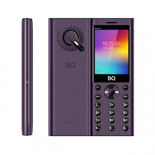 

Телефон BQ 2458 Barrel L Purple/Black