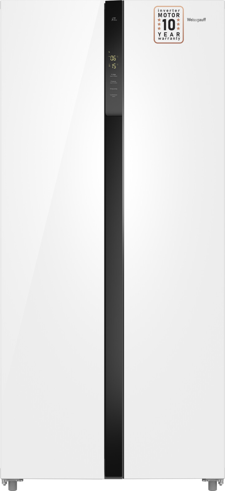 

Холодильник Side by Side Weissgauff WSBS 500 Inverter NoFrost White Glass