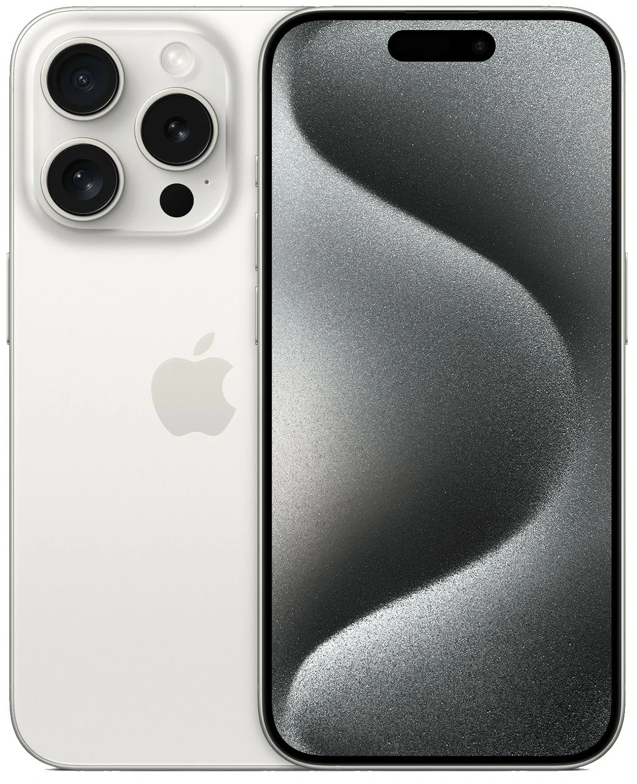 

Телефон Apple iPhone 15 Pro (A3104) 256Gb белый титан (MTQ93ZA/A)