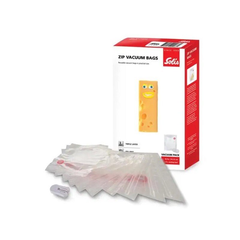 

Для вакуумного упаковщика Solis ZIP 20x23см (92268) Пакеты