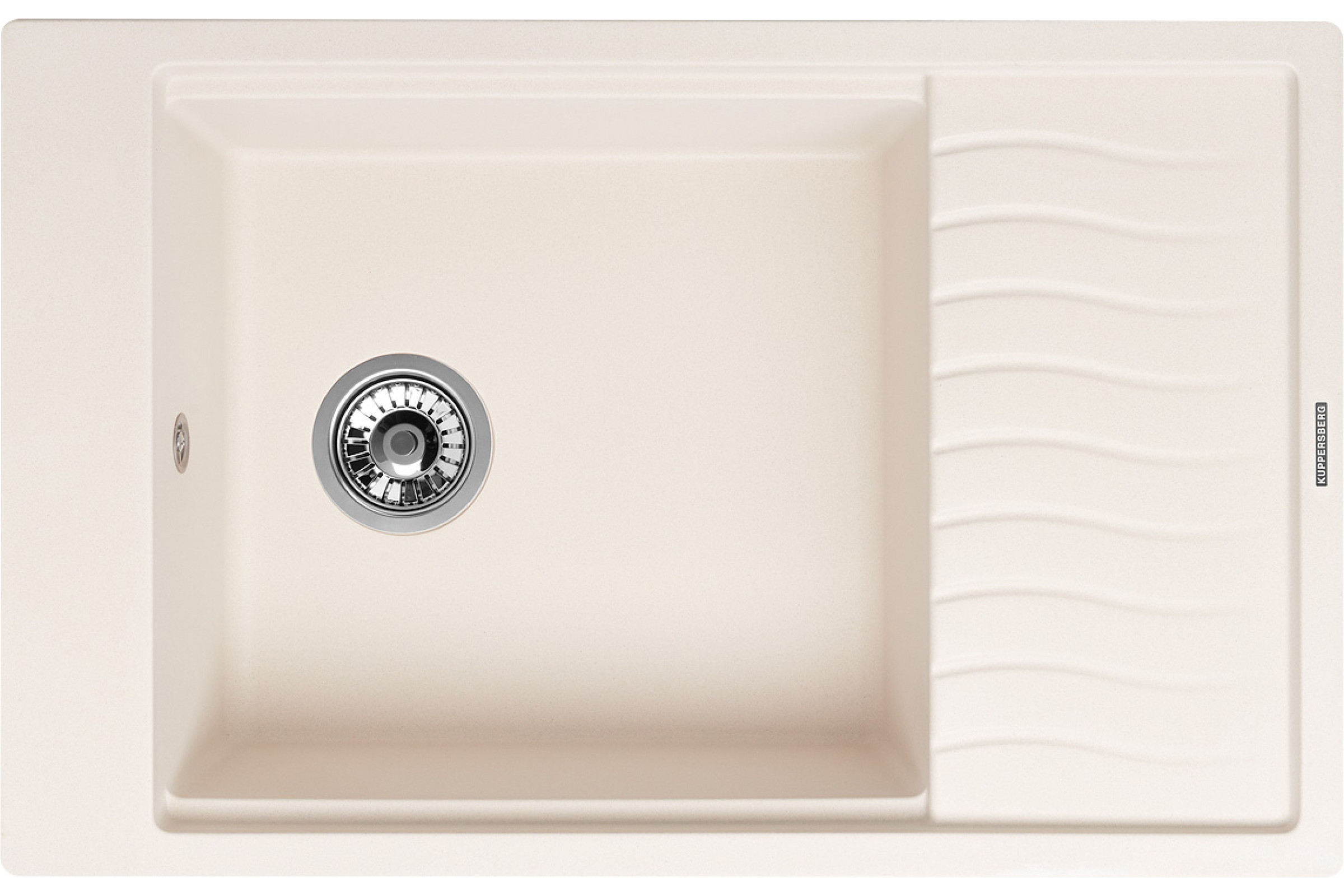 

Кухонная мойка Kuppersberg MILA 1B1D WHITE