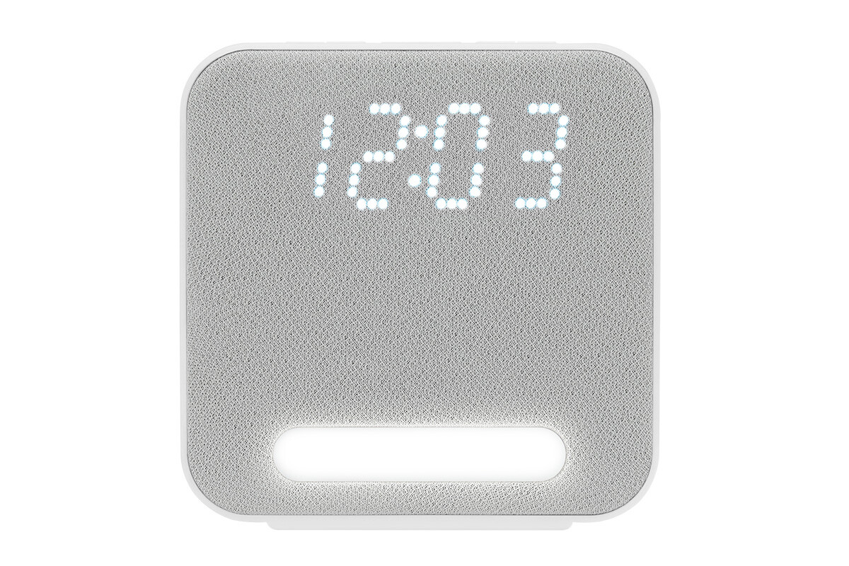 Радиочасы Harper HCLK-2060 white gray (white led)