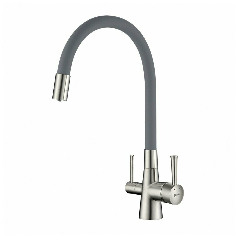 

Смеситель для кухни Lemark Comfort LM3075BN-Silver