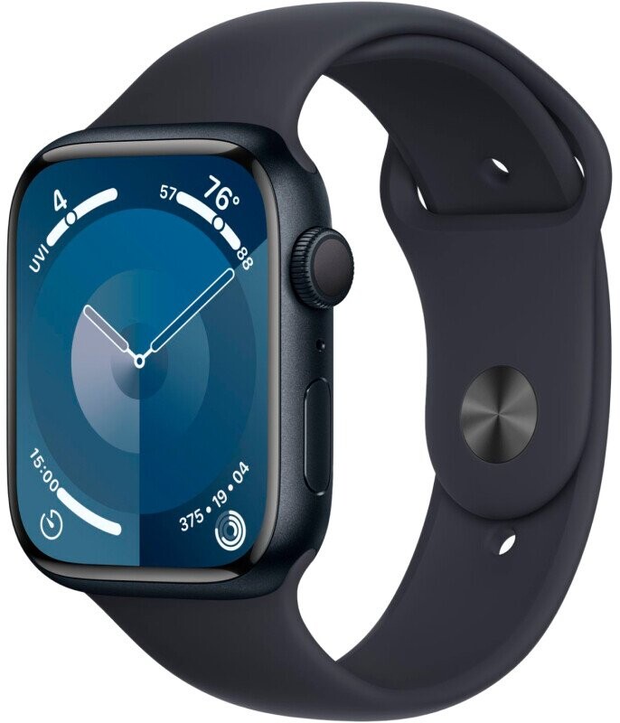 Умные часы Apple Watch Series 9 (A2980) 45мм темная ночь (MR9A3LL/A)