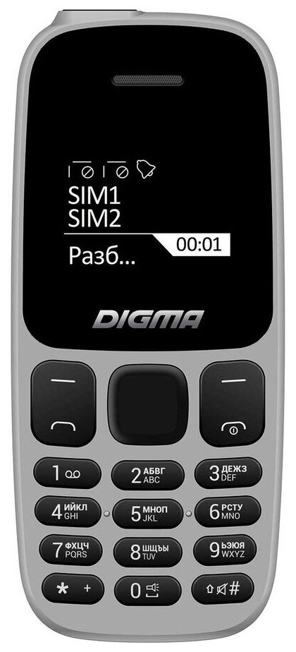 

Телефон Digma Linx A106 32Mb серый