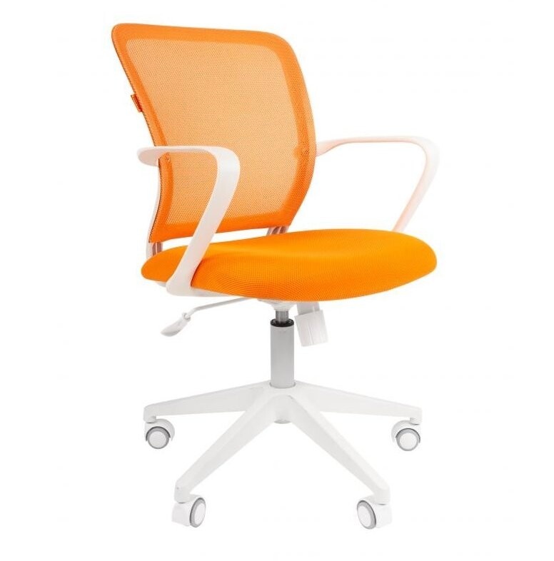 

Кресло Chairman 698 белый пластик TW-16/TW-66 оранжевый