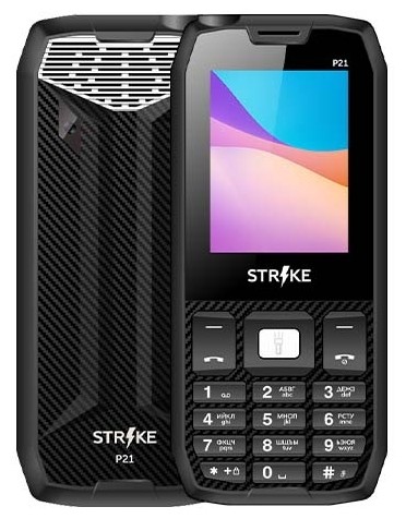 

Телефон Strike P21 BLACK+WHITE