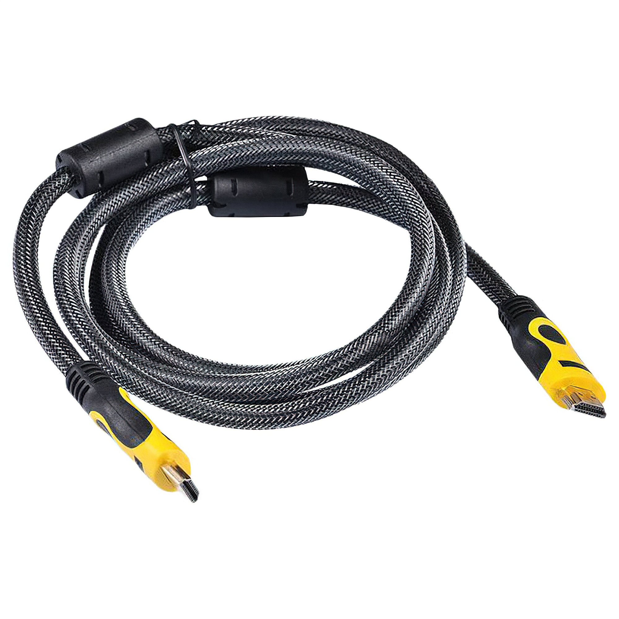 Кабель Buro HDMI 1.4 HDMI (m)-HDMI (m) 1.8м (HDMI 19M-19M BRAID)