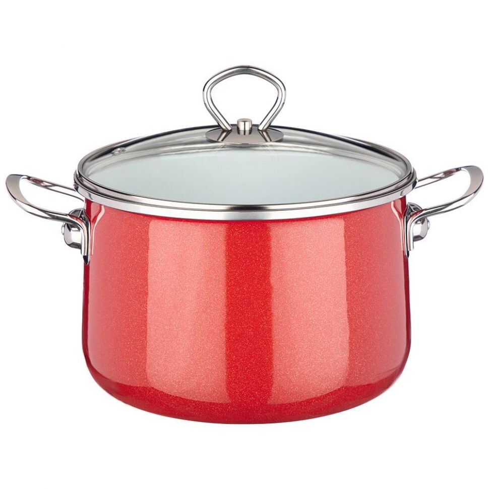 

Кастрюля Agness 901-052 красный 4,1л