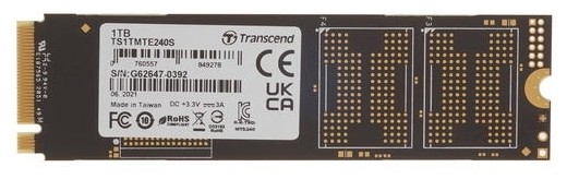 

SSD накопитель Transcend 1Tb M.2 2280 (TS1TMTE240S)