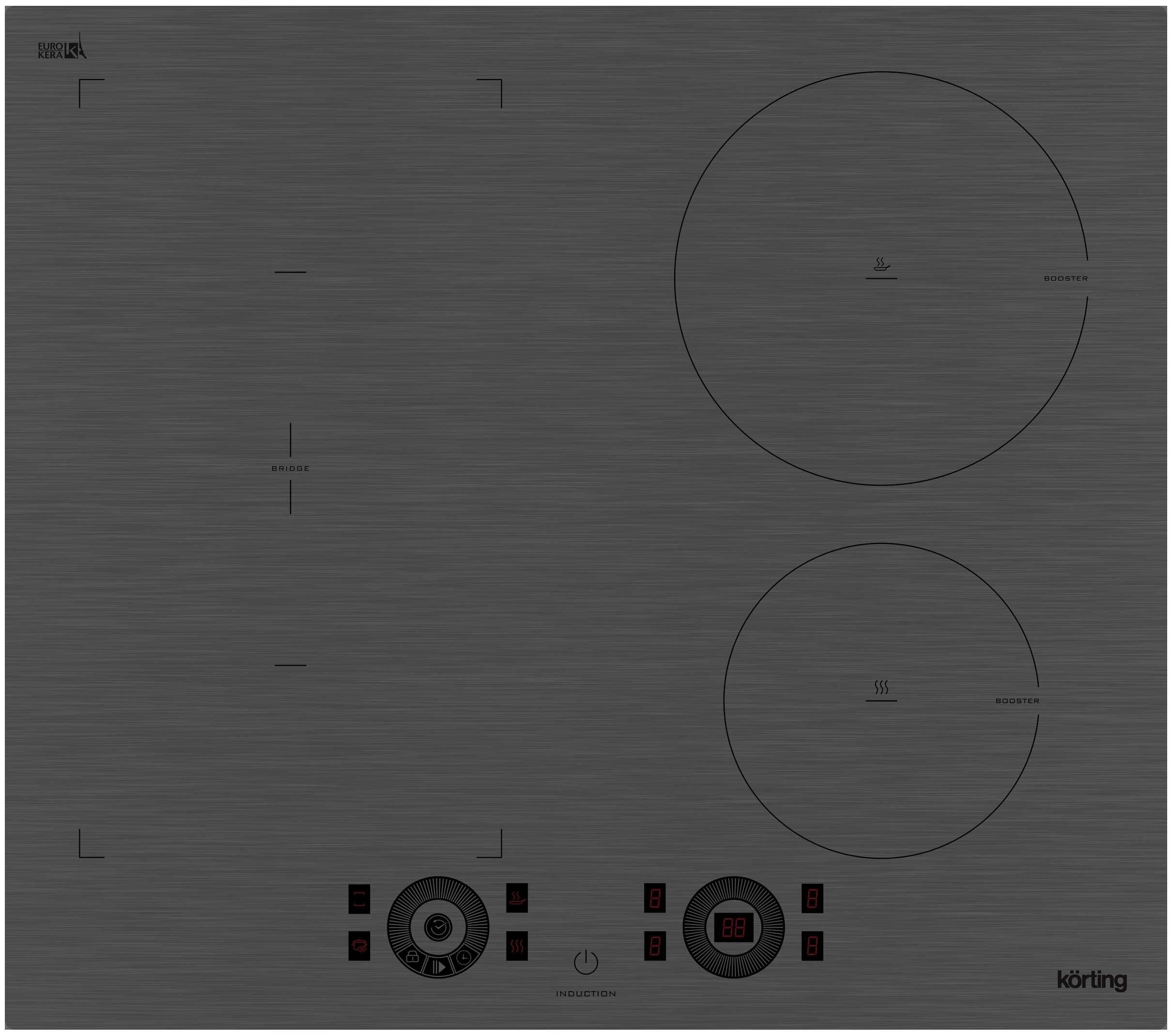 

Электрическая варочная панель Korting HIB 64870 BS Smart