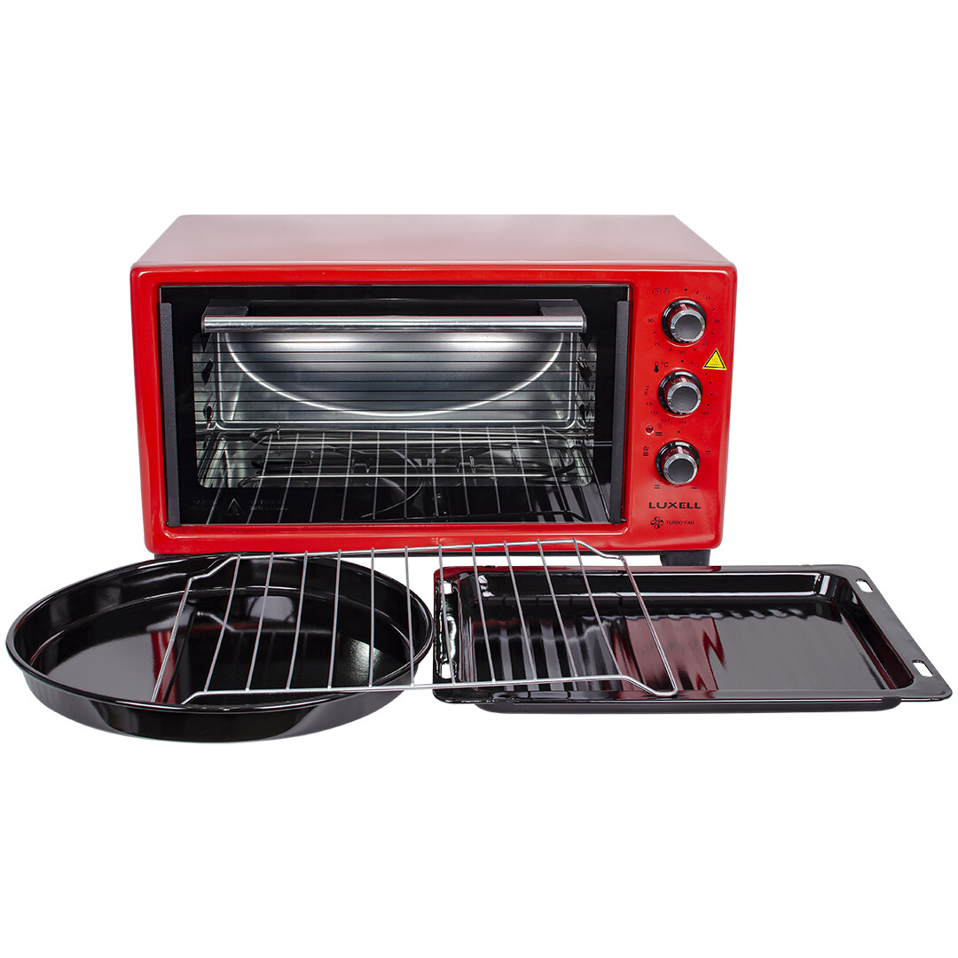 

Мини-печь LUXELL MO-46CRD красный