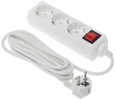 

Удлинитель Buro BU-PS3.1/W 1.5м белый