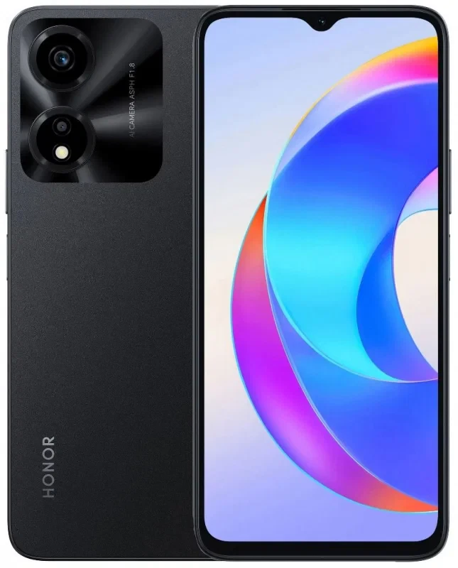 

Телефон Honor X5 Plus 4/64Gb Полночный черный (5109ATFQ)