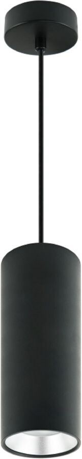 

Потолочный светильник Эра PL12 GX53 BK/SL черный (б0048544)