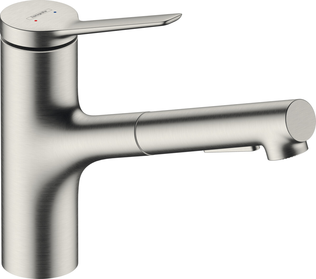 

Смеситель для кухни HansGrohe Zesis 74800800 сталь