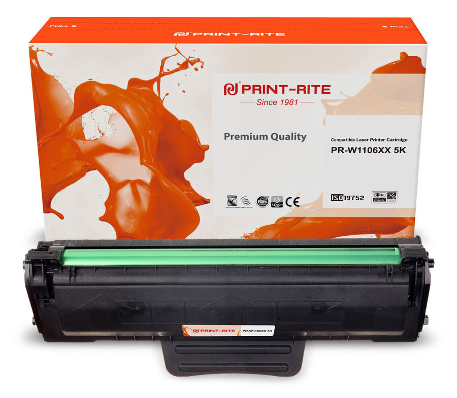 

Картридж Print-Rite PR-W1106XX (W1106XX/TFHAUUBPU1J) черный