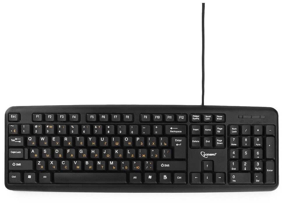

Клавиатура Gembird KB-8320UXL-BL черный