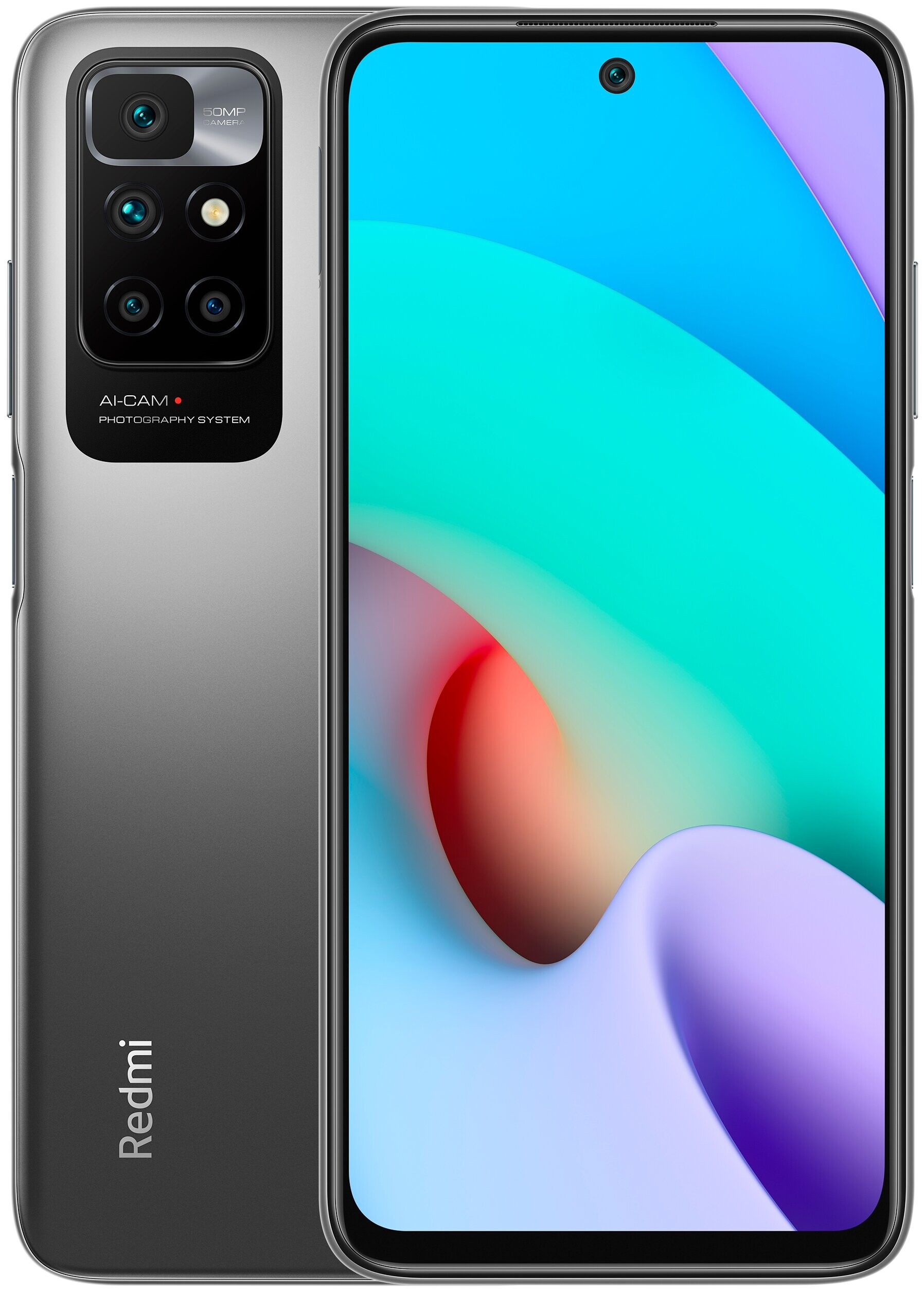 

Телефон Xiaomi Redmi 10 (2022) 4/128Gb серый карбон