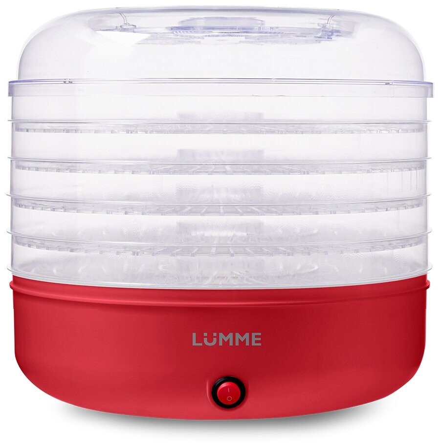 

Сушилка для продуктов Lumme LFD-105PP красный рубин