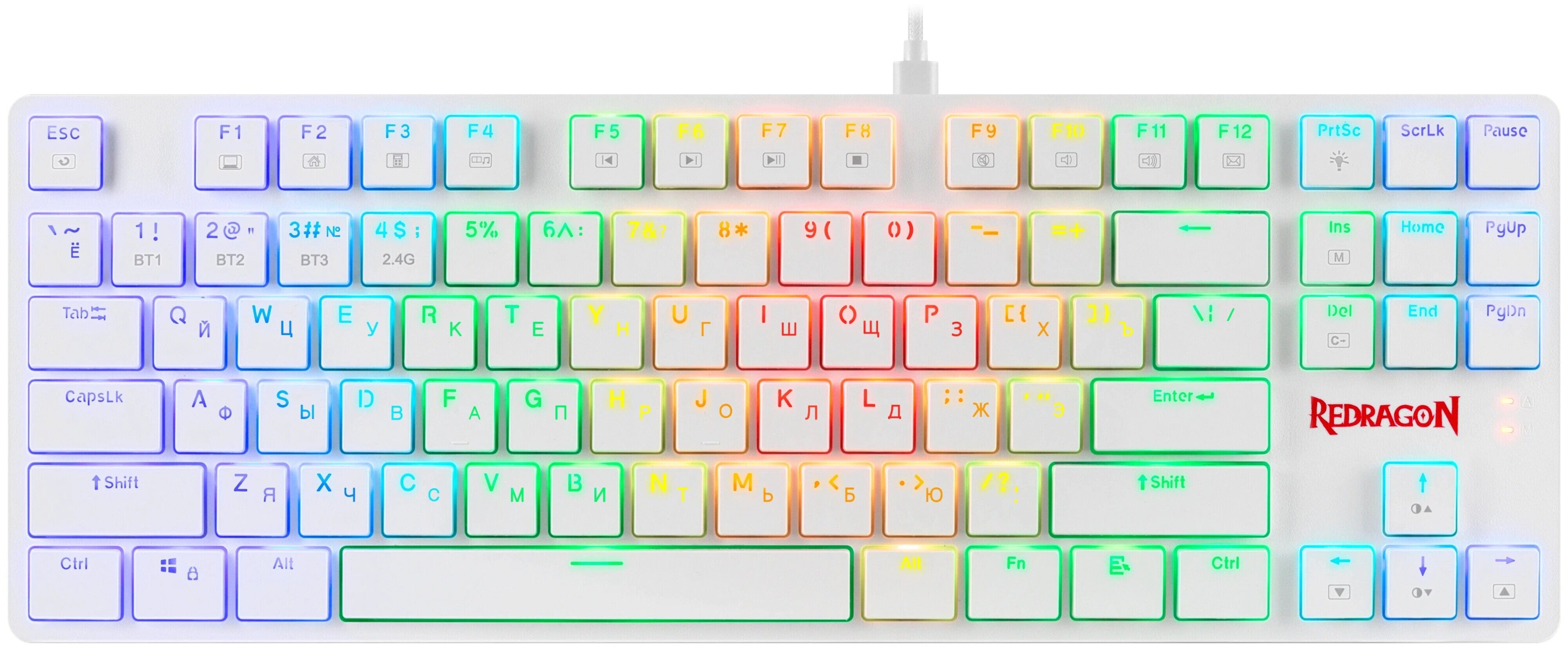 

Клавиатура Redragon Anubis RGB белая (70506)