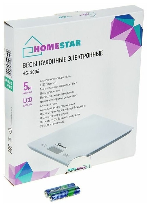 

Кухонные весы Homestar HS-3006 Специи