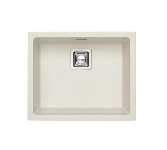 

Кухонная мойка Alveus Granital+ Quadrix 50 Arctic-G11 560х460х200 с сифоном, белая (1128394)