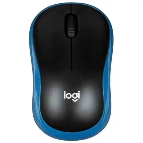 

Компьютерная мышь Logitech M186 черный/синий (910-004132)