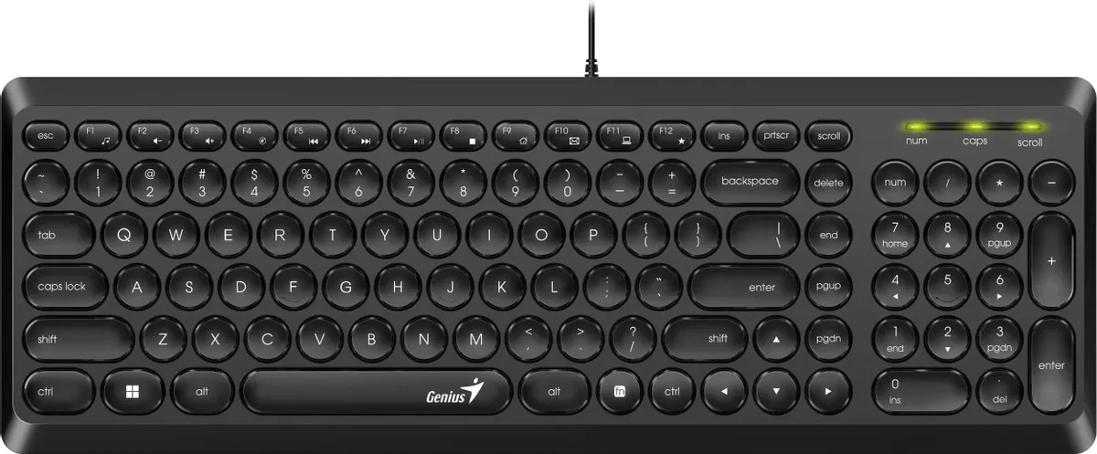 

Клавиатура Genius SlimStar Q200 black USB
