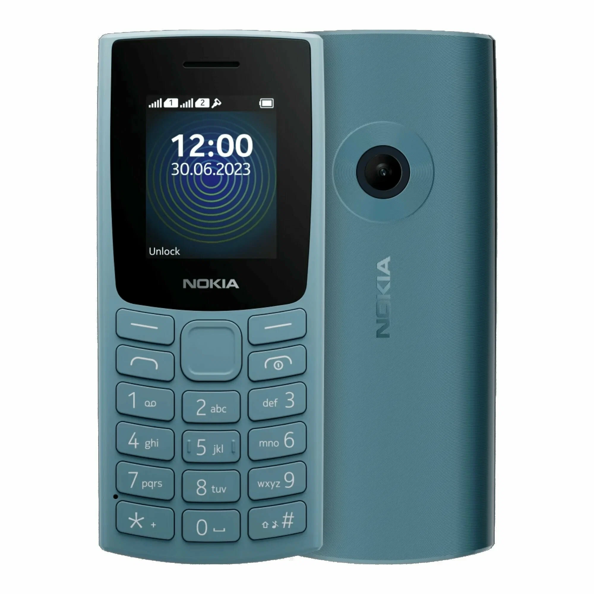 

Телефон Nokia 110 DS синий (TA-1567)