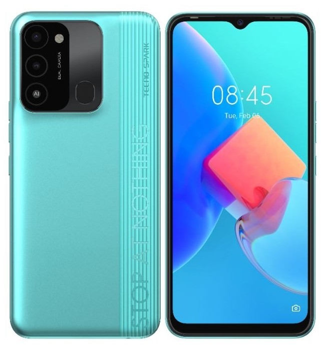 

Телефон Tecno Spark 8C 4/64Gb Turquoise Cyan