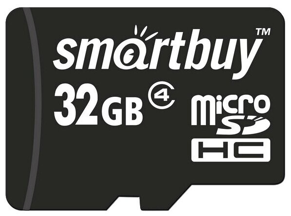 

Карта памяти Smartbuy MicroSDHC 32GB CLASS 4 (без адаптера)