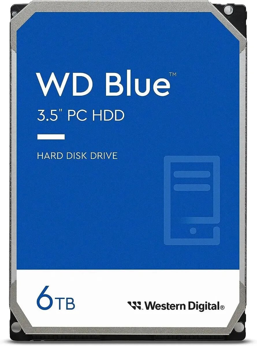 

Жесткий диск Western Digital SATA 6TB BLUE (WD60EZAX)