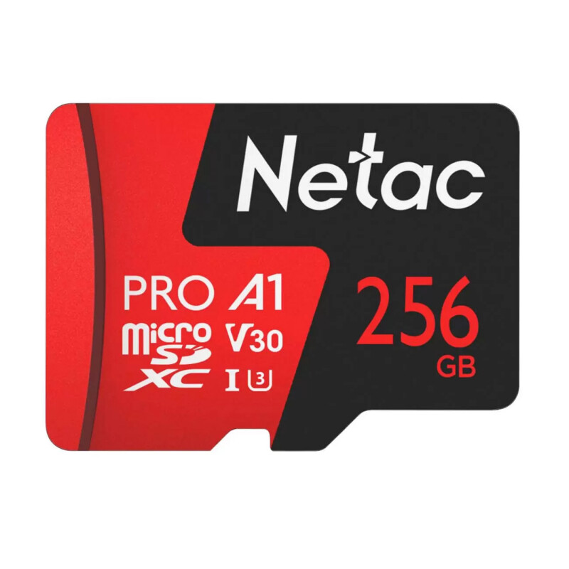 

Карта памяти Netac MicroSDHC P500 Extreme Pro 256ГБ (NT02P500PRO-256G-S)