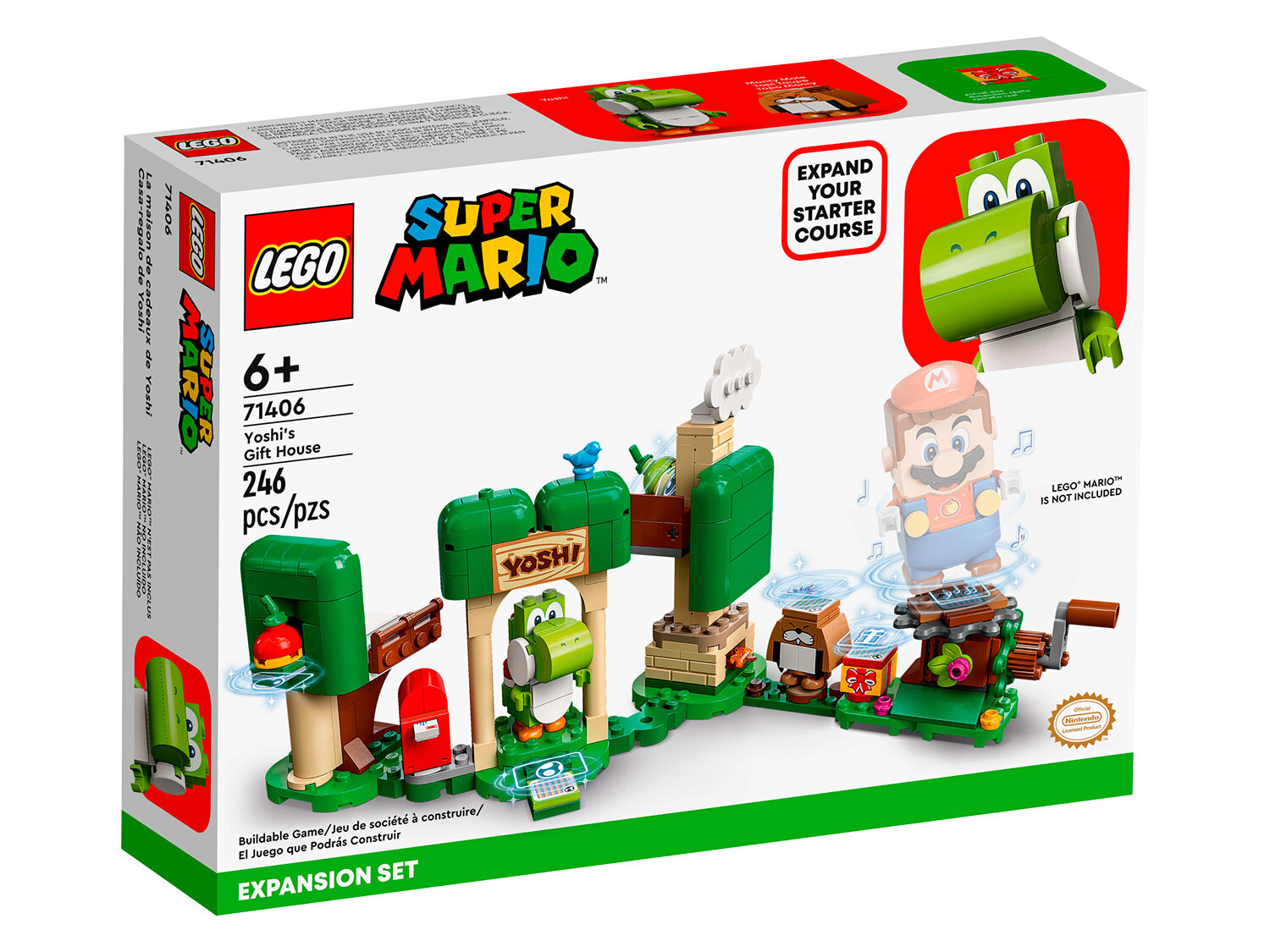 

Конструктор LEGO Super Mario Подарочный дом Йоши (71406)