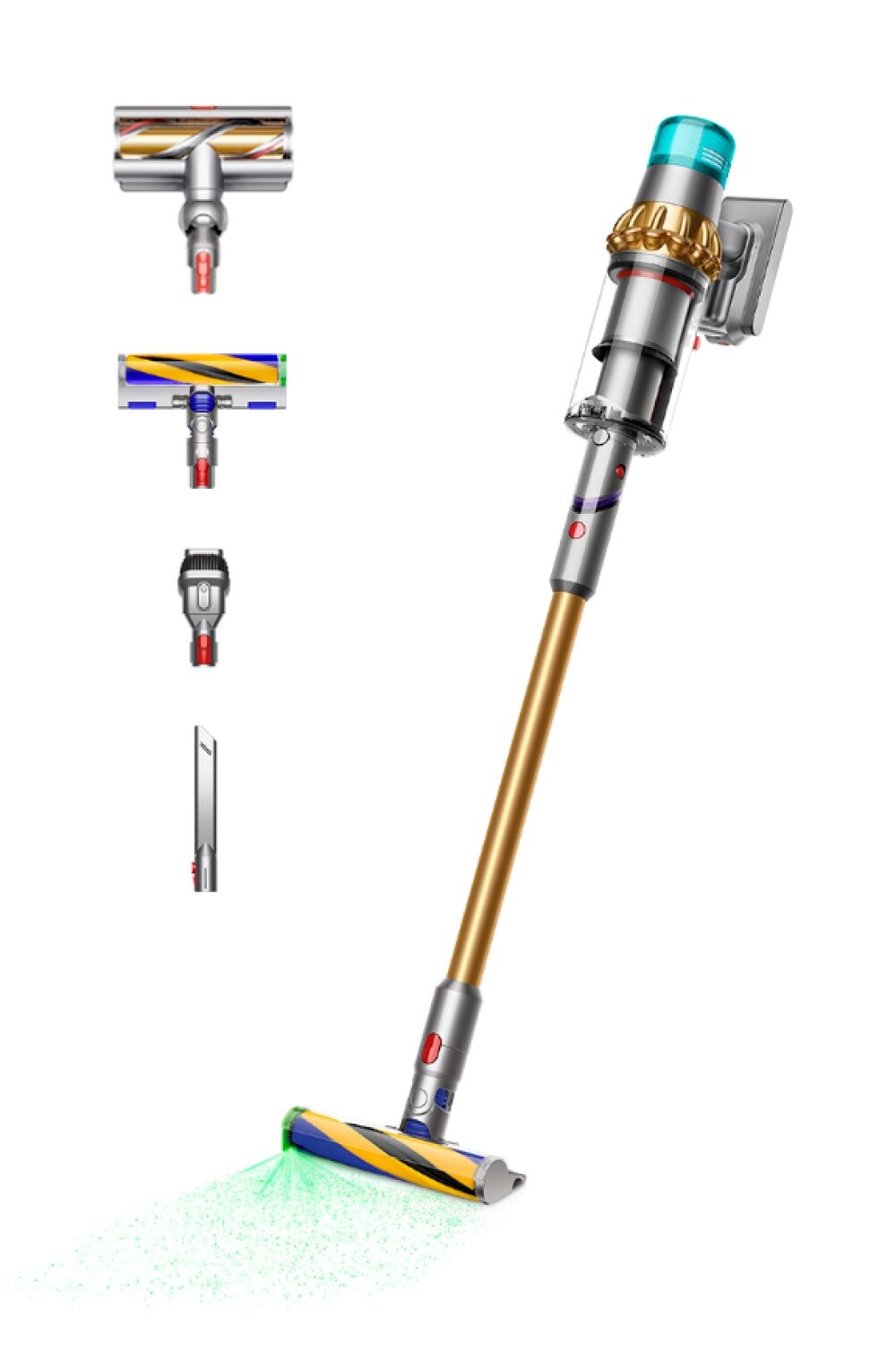 Пылесос Dyson V15 Detect Absolute Gold (447045-01)