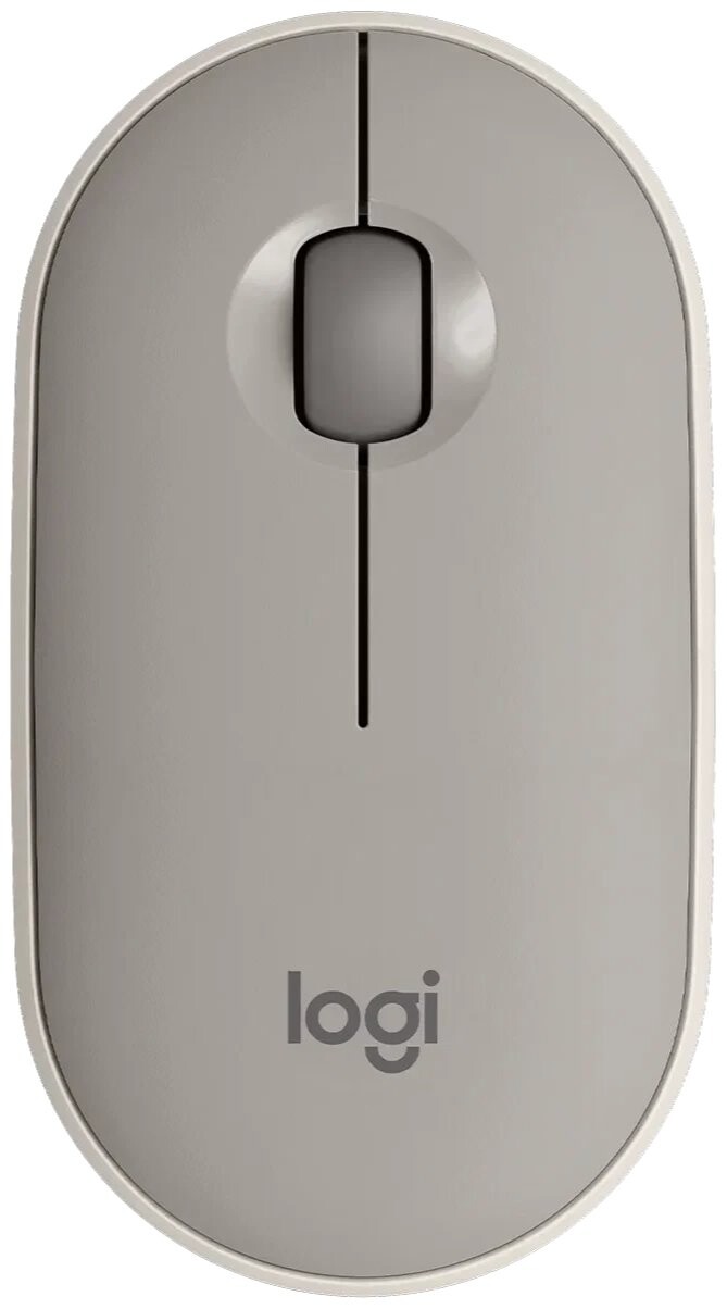 

Компьютерная мышь Logitech Pebble M350 sand (910-006751)