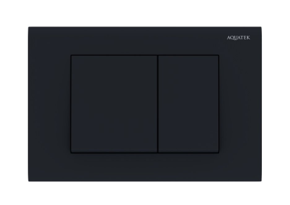 

Кнопка смыва AQUATEK 001D Черная матовая (клавиши квадрат) (KDI-0000012)