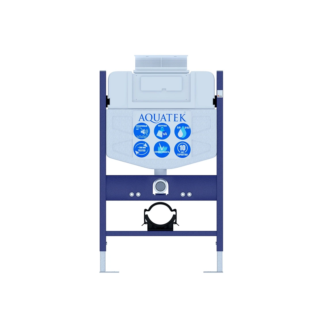 

Комплект инсталляции Aquatek INS-0000018 для подв. унитаза 800х500х150 с верхней кнопкой смыва