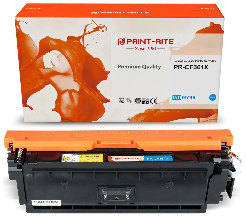 

Картридж Print-Rite PR-CF361X (CF361X/TRHGL8CPU1J) голубой