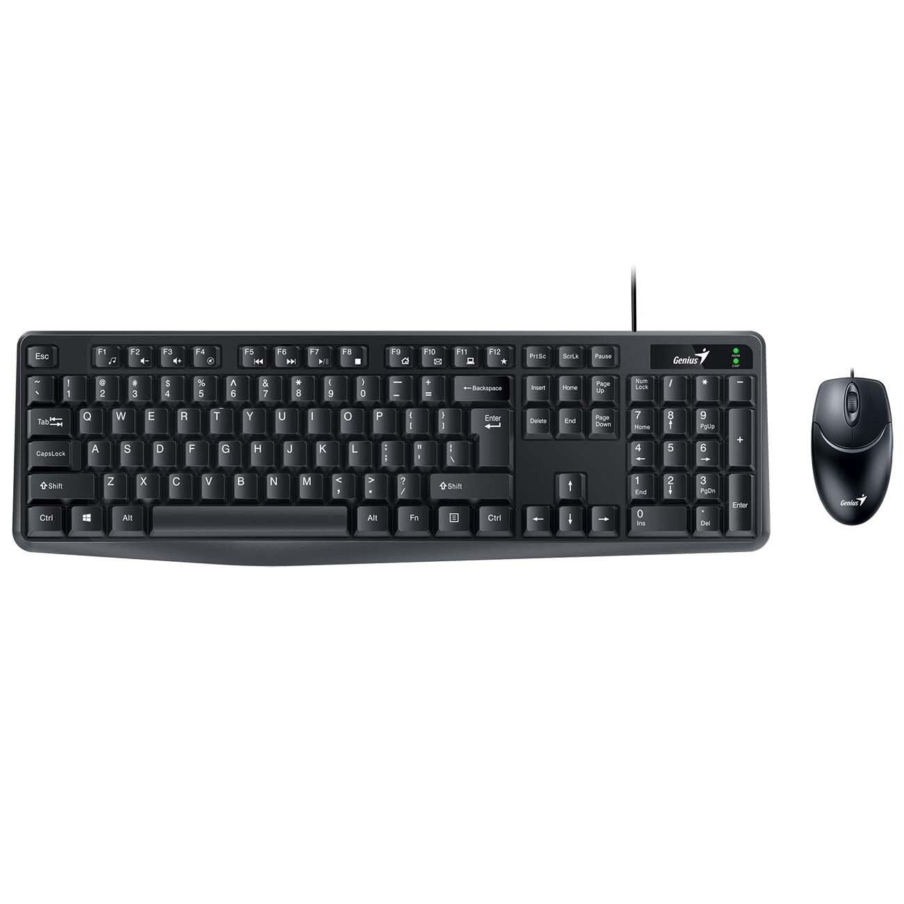 

Комплект мыши и клавиатуры Genius Smart КМ-170 черный