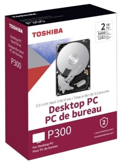 

Жесткий диск Toshiba P300 SATA-III 2Tb/5400rpm/128Mb/3.5 (HDWD220EZSTA)