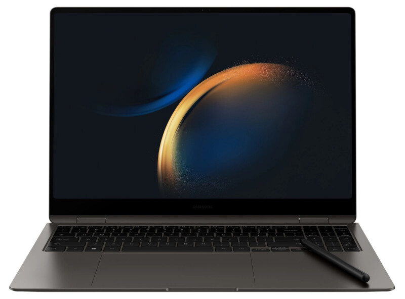 

Ноутбук Samsung Galaxy Book3 Pro 360 Win11Home Eng. (только англ. клавиатура) Graphite (NP960QFG-KA2IN)