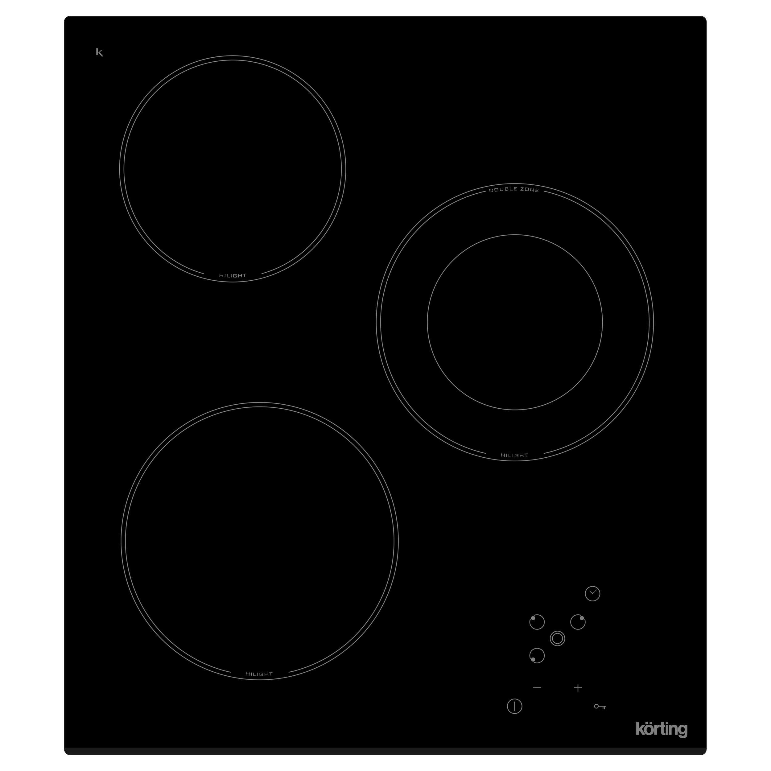 

Электрическая варочная панель Korting HK 42031 B