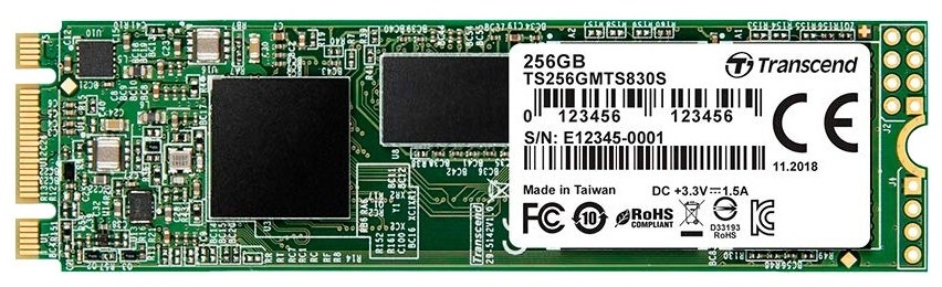 

SSD накопитель Transcend 256GB M.2 2280 (TS256GMTS830S)