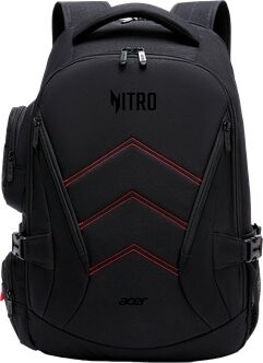 Сумка для ноутбука Acer Nitro 15.6 OBG313 черный/красный (ZL.BAGEE.00G)