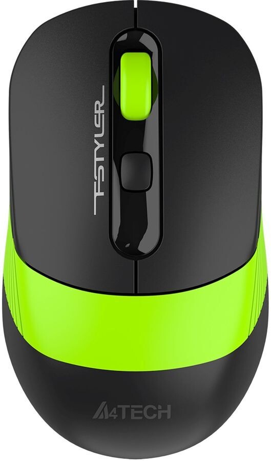 

Компьютерная мышь A4Tech Fstyler FG10CS Air черный/зеленый