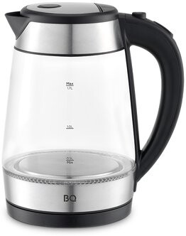 

Чайник BQ KT1738G Черный-Сталь