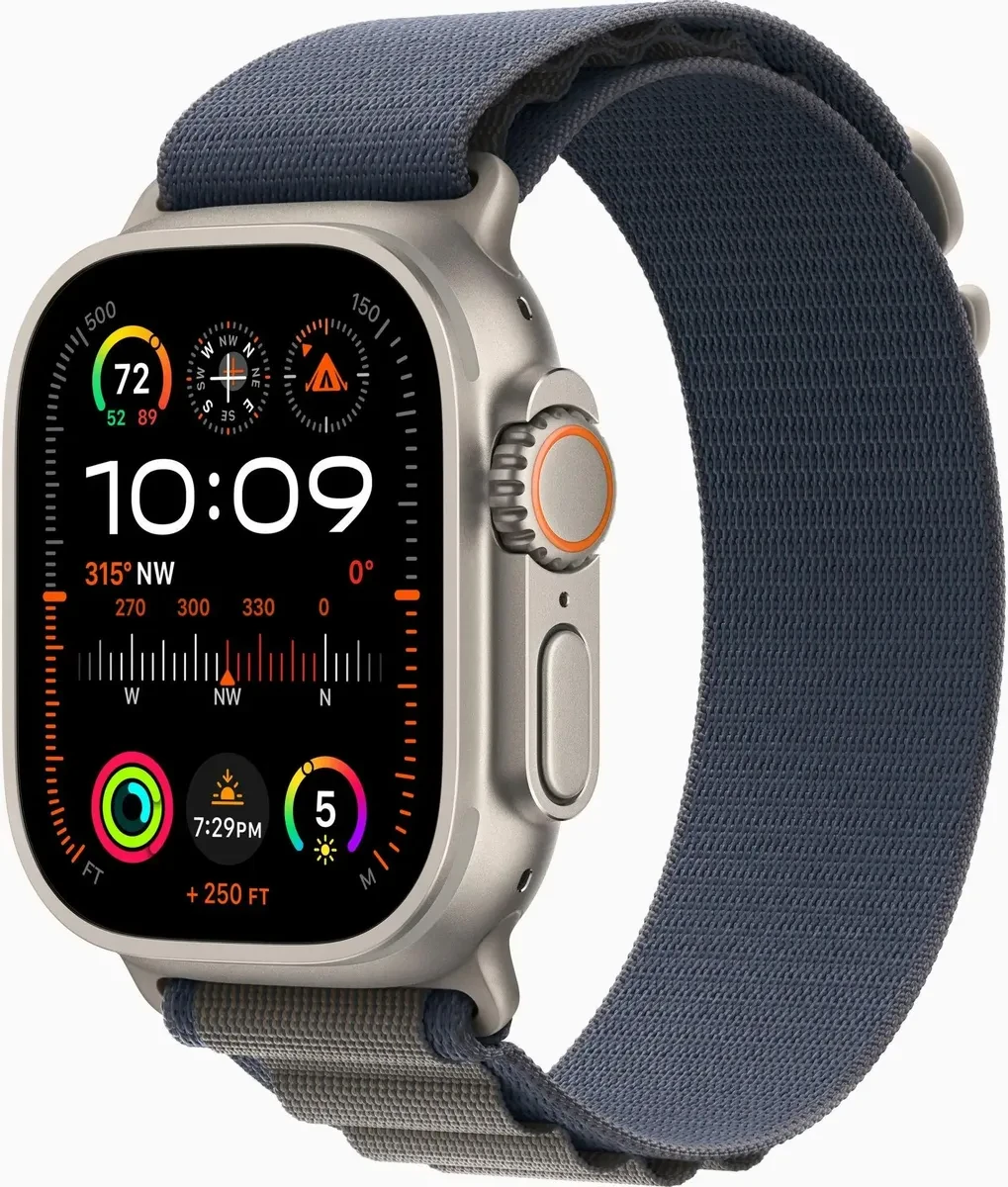 

Умные часы Apple Watch Ultra 2 (A2986) 49мм титан/синий (MREP3LL/A)