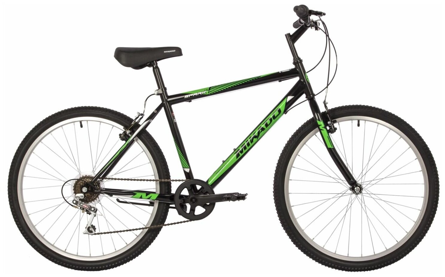 

Велосипед взрослый Mikado 26SHV.SPARK10.18GN2 зеленый